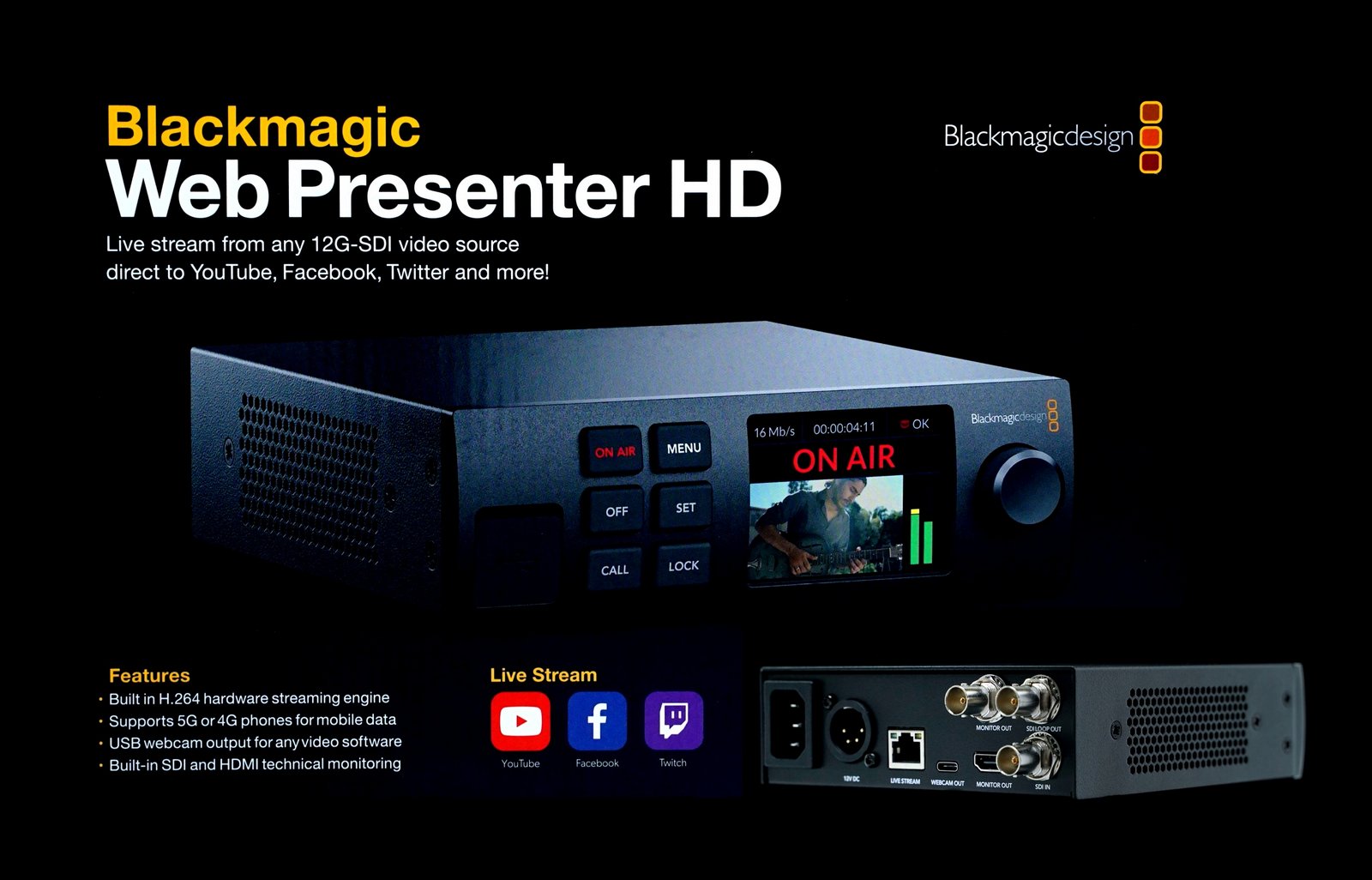 blackmagic web presenter pro